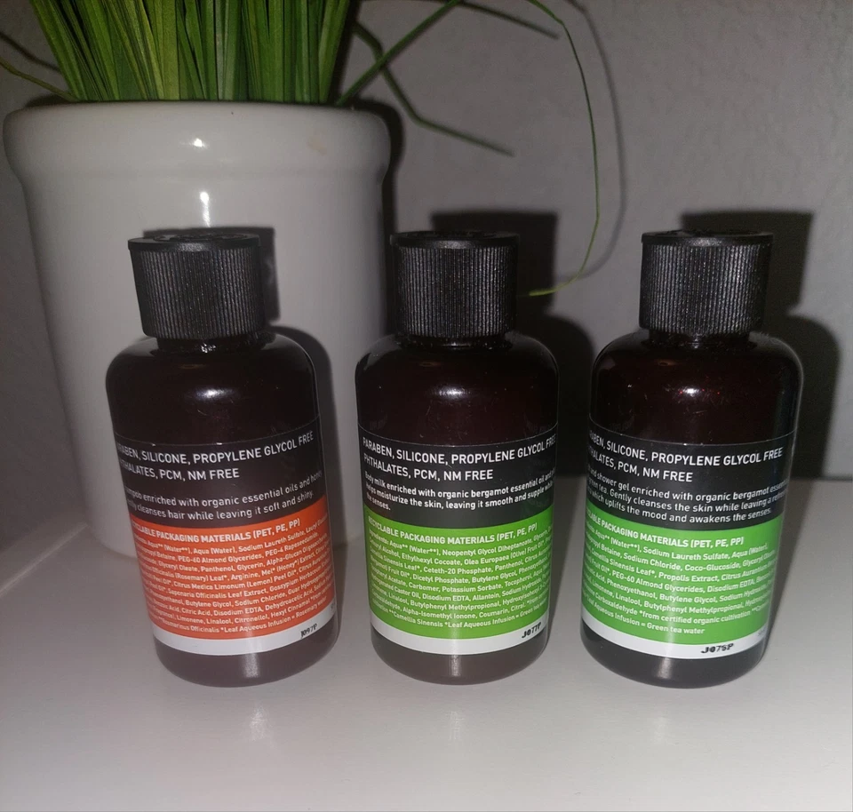 3X Gel de Ducha Apivita, Leche Corporal. Champú, tamaño de viaje Foto 2 de 2