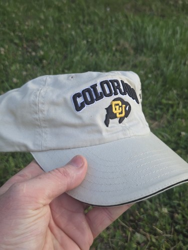 University Of Colorado Buffaloes Dad Hat Cap Strapback Tan One Size