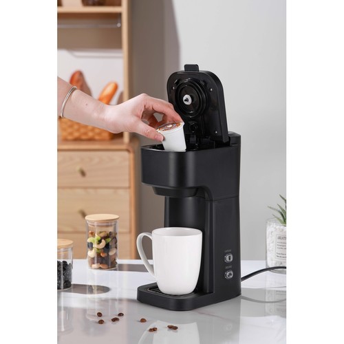 Single Serve Coffee Maker Dual Brew K-Cup Ground Coffee Compact Auto Shutoff New - Picture 10 of 13