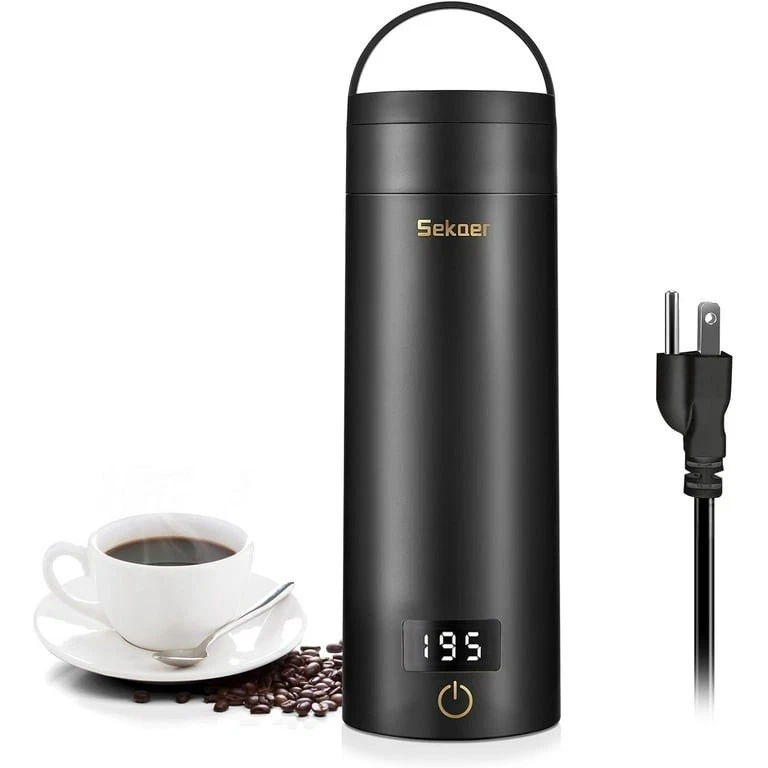 Travel Electric Kettle Portable Mini kettle,Small Hot Water Boiler with 4 Tem…