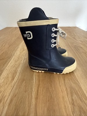 Didriksons 1913   Gummistiefel Größe 23 Dunkelblau Kinderschuhe Unisex