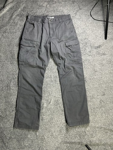 Carhartt Force Pants Men 34x32 Cargo Relax Ripstop Faded Distress Workwear A3
