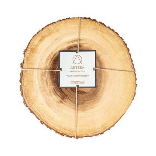 Artesà Rustic Medium Wooden Serving Board - 30cm