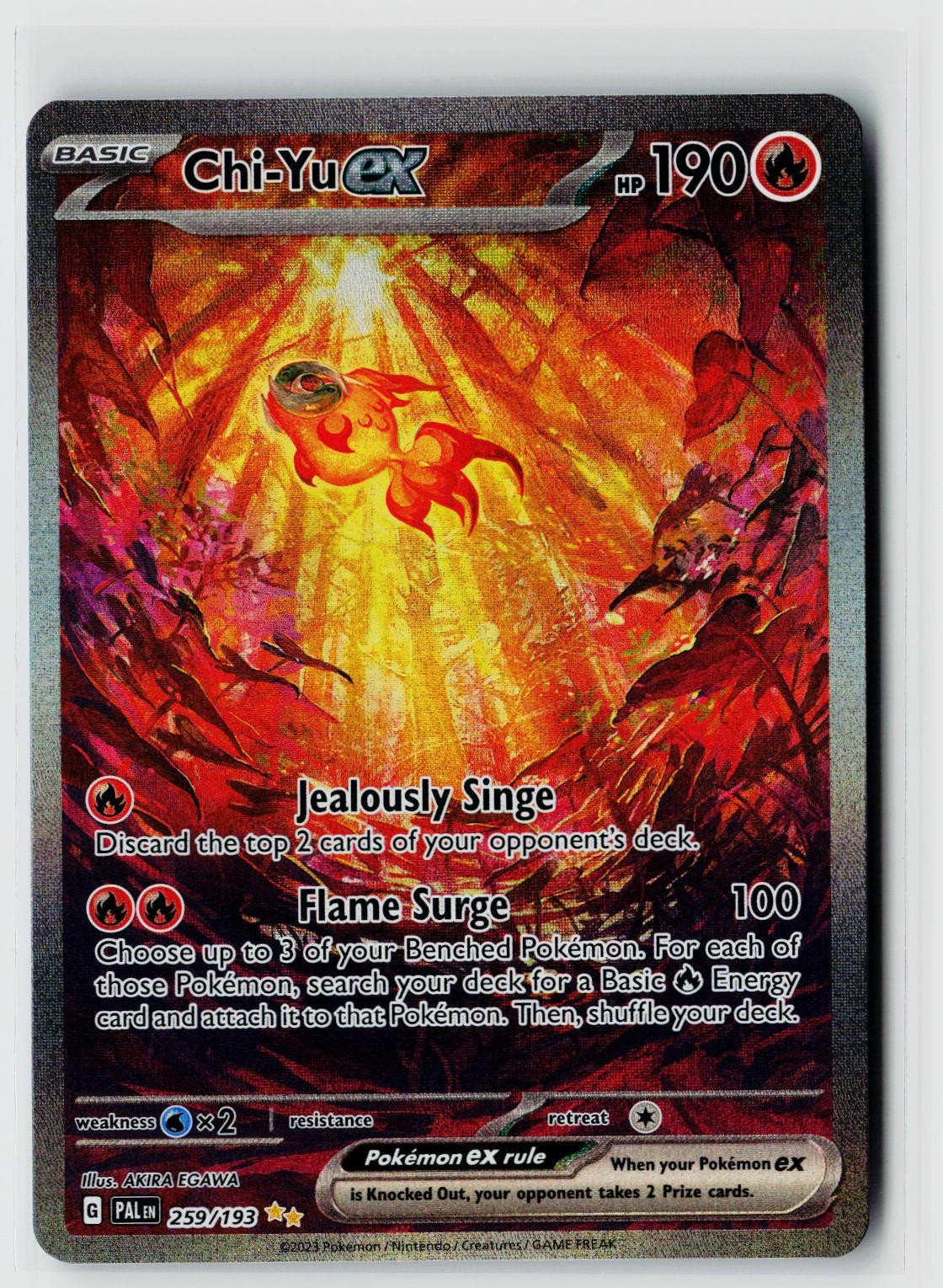 Pokemon SV02: Paldea Evolved #259/193 Chi-Yu ex
