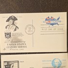 USPS First Day of Issue Postal Cards Lot of 4, 4c 8c 12c Patriots USA — photo 2