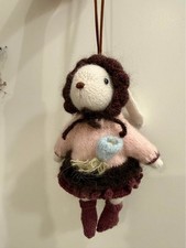 Handmade Forest Bunny Doll Charm