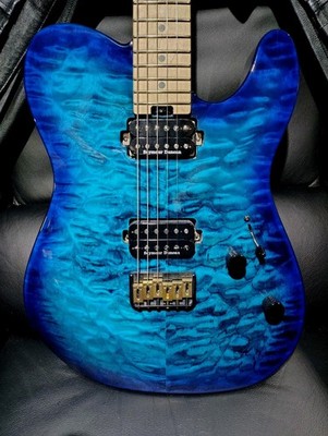 CHARVEL PRO-MOD STYLE 2 Quilted Top Chlorine Burst- 2018, Near Mint!