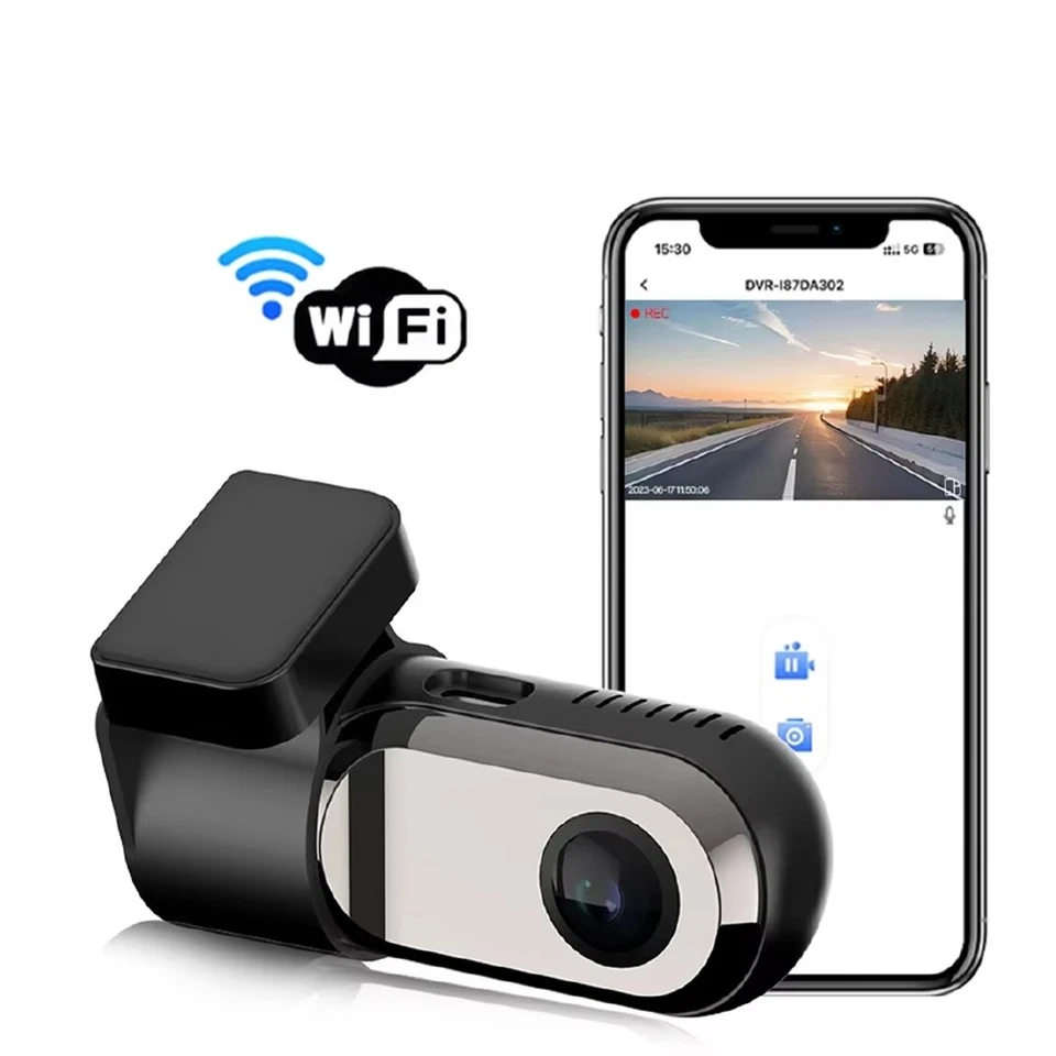 Hidden Dash Cam pour Android 720p Car Camera Vision Nocturne 24h Mode Stationnement 64 Go B5U9 - Photo 2/4