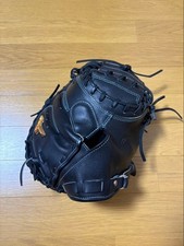 Hardball baseball glove black leather
