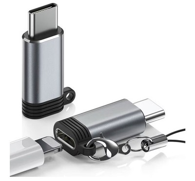 2 Pack Light~USB C Adapter iPhone17 Air 16 16e 15 Pro Max PlusiPad Galaxy NOT 