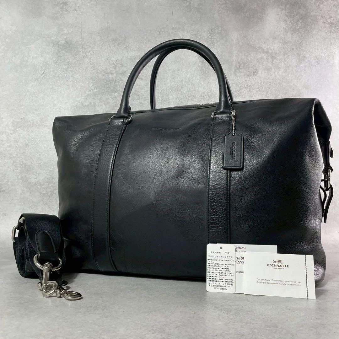 バッグ Coach Voyager 2WAY Leather Duffel Bag Coach Voyager Duffle Bag Unboxing and Review - YouTube