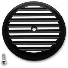 1999-2017 Harley-Davidson FX FL Black/Silver Air Cleaner Cover Made in the USA