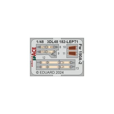 EDUARD 3DL48182 SPACE FW 190A-2 SPACE 1/48 (EDUARD)