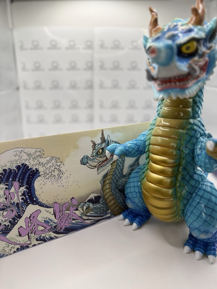 Kaiju One Kanagawa Big Monster Sofubi Blue Vinyl Superfestival 92