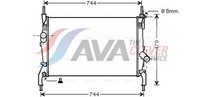 AVA Clever Choice MotorküHler WasserküHler ** Clever FIT ** FD2404 FüR Transit