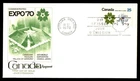 Mayfairstamps Canada FDC 1970 commemorating the world expo in Japan kingswood Fi