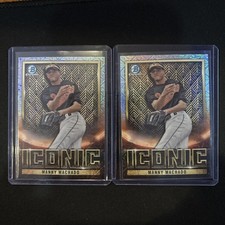 🔥2x Manny Machado 2023 Bowman Chrome #BI-16 Iconic Mojo Refractor Orioles