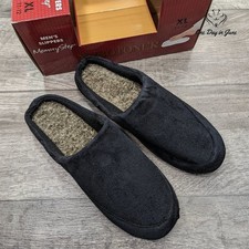 Isotoner Men's Memory Step Slippers Size XL 11-12 