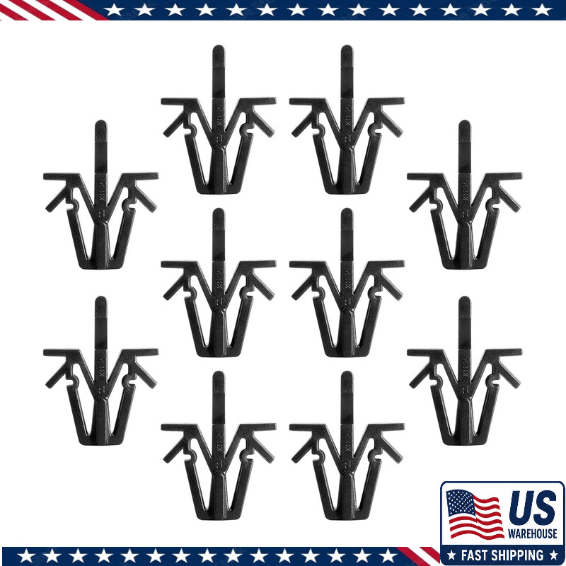 90467-12040 Grille Clips Retainers, Set 10, Toyota 1989-1995 Pickup, 1995-2004 T