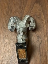 Adorno capó cabeza Ram metal vintage años 80 *Leer*