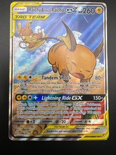 Raichu & Alolan Raichu GX - 221/236 - Pokemon Unified Minds Full Art Rare LP on eBay