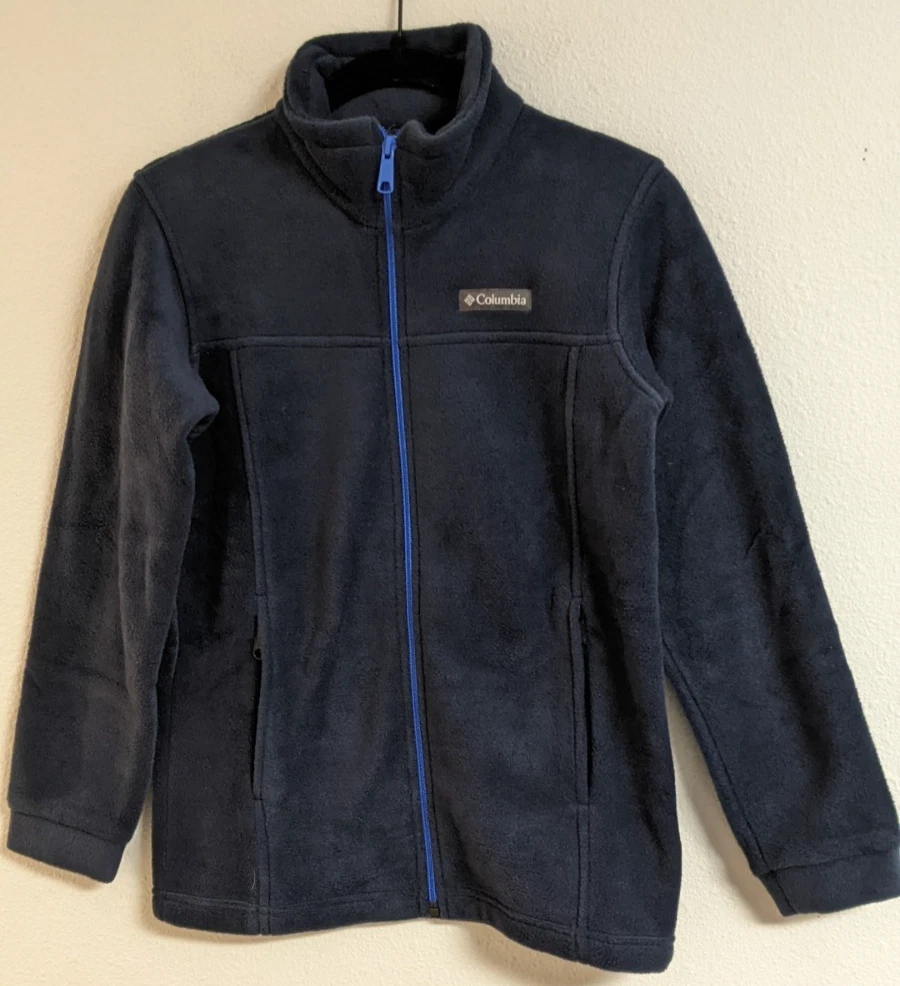 NEW~Kids COLUMBIA Navy Blue Full-Zip Long Sleeve Fleece Jacket Coat M (10/12)
Opens in a new window