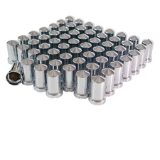 60Pcs 33mm Semi Trucks Lug Nut Covers ABS Plastic Push-on Wheel Nut Caps
