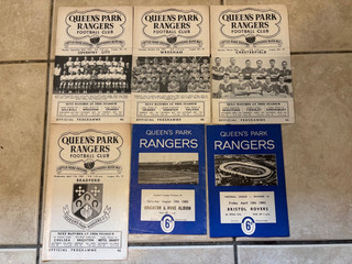 football programmes collections QPR Home Fixtures 1959 1963