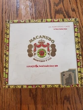 Macanudo Cigar Box -  Empty