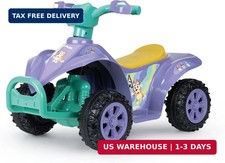 Bluey - 6V Kids Ride-On ATV with Rechargeable Battery and Reverse Drive