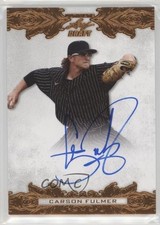 2015 Leaf Ultimate Draft Bronze Etched Foil Carson Fulmer #BA-CF1 Auto 0af