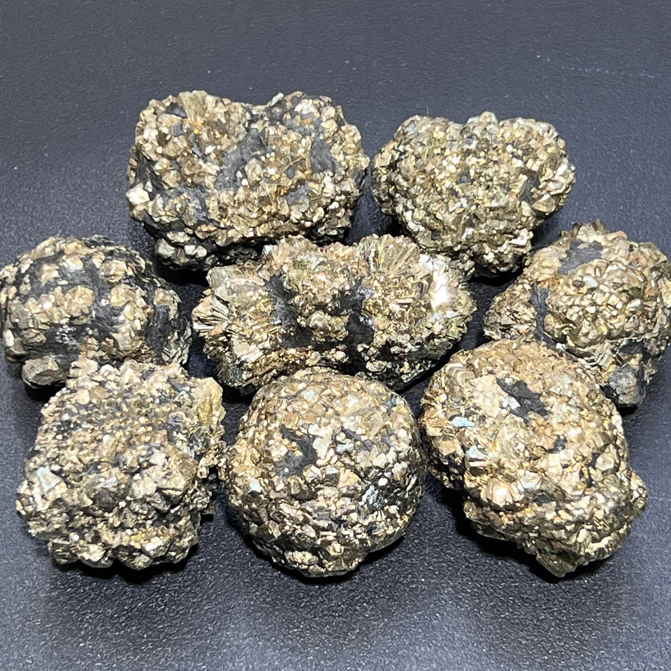 Marcasite Crystal Nodules Iron Pyrite Large Gold Nugget Rough Raw Wholesale - Image 3 of 4