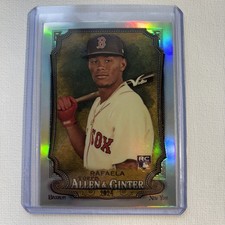 2025 Topps Allen & Ginter Ceddanne Rafaela Chrome Rookie Refractor #77 - Red Sox