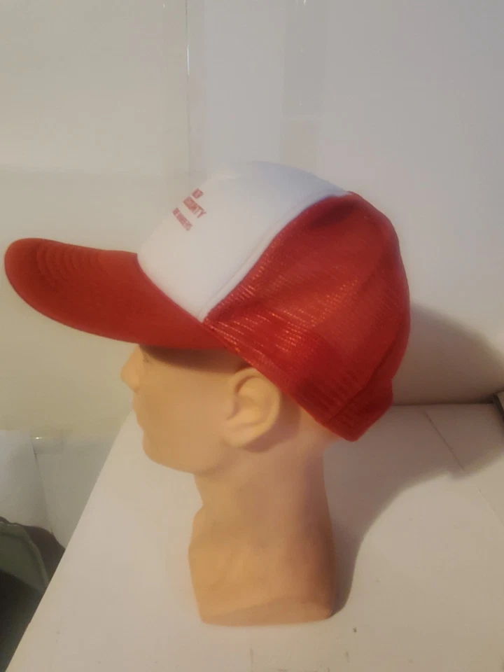 Vintage Trucker Hat Lot (2) - Toyota #1 & Heart Health Mesh Hats w/ USA Flag... - Image 4 of 4