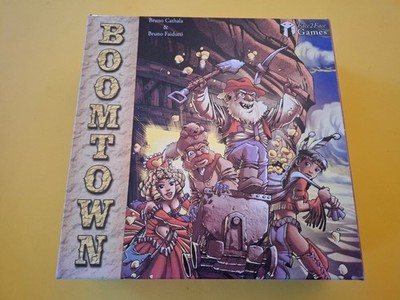 * BOOMTOWN * Brettspiel von Face2Face Games, Bruno Faidutti & Bruno Cathala