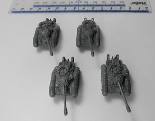 4 Legions Imperialis LEMAN RUSS VANQUISHER TANKS Solar Auxilia Army Epic 30K 32