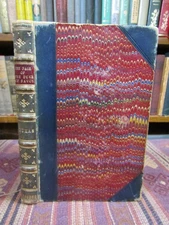 Ca 1870s Dumas THE PAGE OF THE DUKE OF SAVOY, AN HISTORICAL ROMANCE Rare Leather