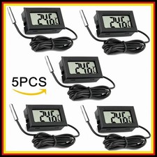 5x Mini Thermometer Temperatur LCD Anzeige di...