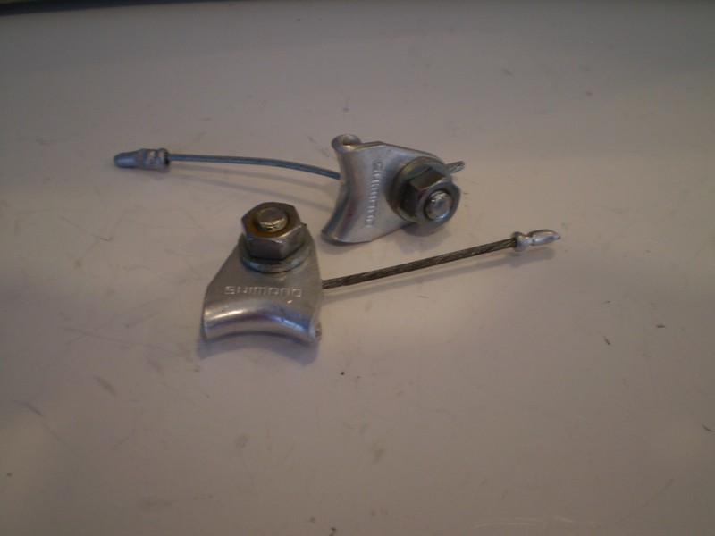 Vintage Shimano Brake Cable Hanger Set 2 Straddle Cantilever Yoke MTB Center