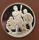 STERLING SILVER ROUND .925  - THE FRANKLIN MINT - THE MEDALLIC YEARBOOK 1974