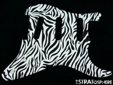 * NEW Stratocaster PICKGUARD for Fender Vintage Strat 8 Hole Zebra Print