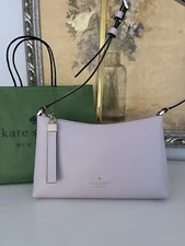 NWT KATE SPADE Leather Sadie Small Crossbody In Pastel Lavender KE594