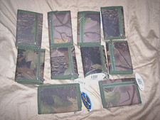 10 Camo Wallets Trifold Hunting License Holder Party Favors Camouflage Wallet