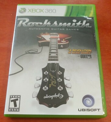 Rocksmith Microsoft Xbox 360 Ubisoft Black Keys Cure  Muse  Cream  White Stripes