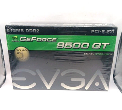 EVGA NVIDIA GeForce 9500 GT (512P3N954TR) 512 MB DDR2 SDRAM PCI-E 2.0