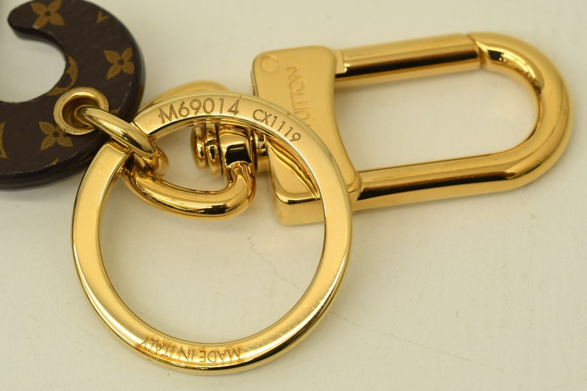 Mi27014 Louis Vuitton キーホルダー GP Authentic Louis Vuitton Mouse Monogram Keychain Leather GP