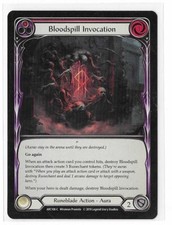 2019 Flesh and Blood FAB 1st Ed Arcane Rising Bloodspill Invocation ARC106-C Red