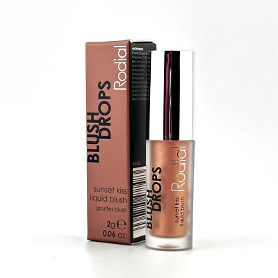   Rodial Blush Drops - Sunset Kiss - 0.06oz | Dewy & Buildable Liquid Blush NEW