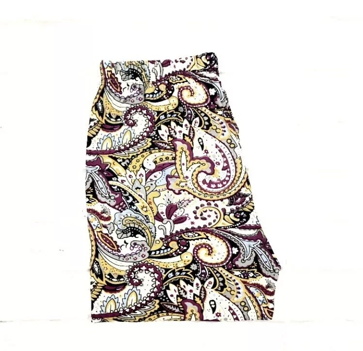 Legging Floral Buttery SOFT Paisley Alto y Curvilíneo XL Paisleys Tono Tierra TC Foto 3 de 3
