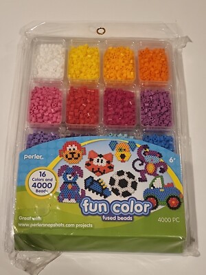 Perler Fused Bead Tray 4,000/Pkg Fun Color